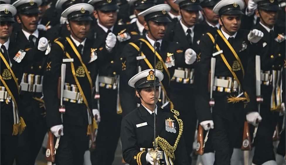 “India’s Republic Day Parade: A Tapestry of Tradition and Unity with French President Macron as Chief Guest”