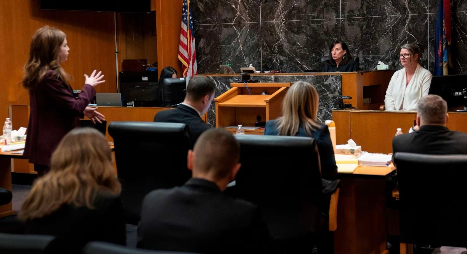 “Jennifer Crumbley’s Emotional Testimony Unveils Parental Struggles Amid Michigan School Shooting Manslaughter Trial”