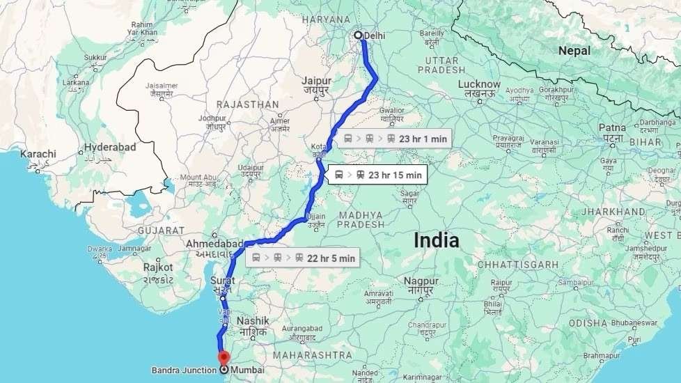 “Fast-Tracking the Future: Indian Government’s Rs 2662 Crore Boost to Slash Mumbai-Delhi Travel Time to 12 Hours”