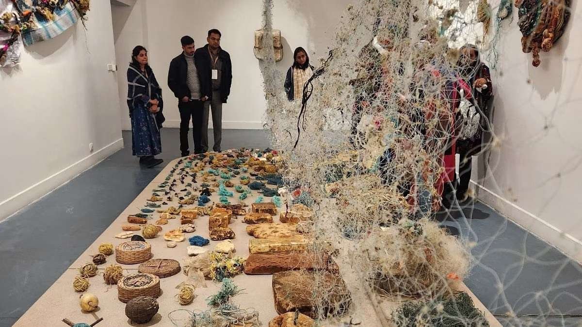 “Sustaina India Art Exhibition: Transforming Ocean Waste into Environmental Consciousness Through Artistry”