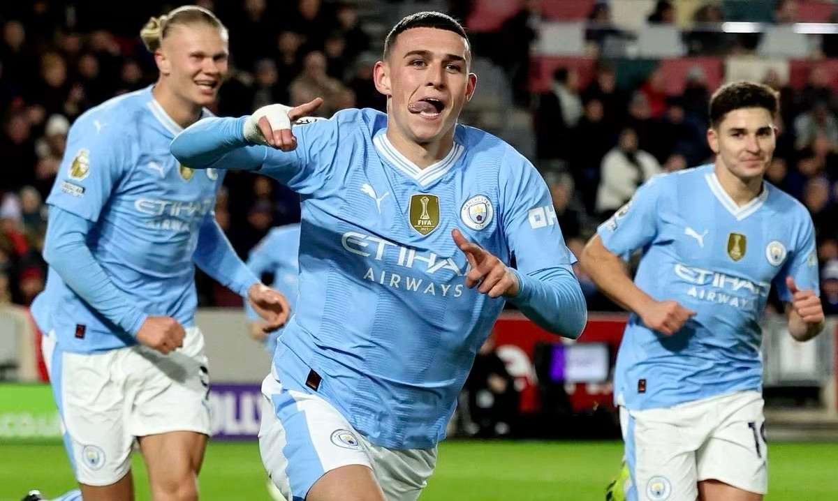 “Phil Foden’s Hat-Trick Leads Manchester City to Dramatic Victory Over Brentford”