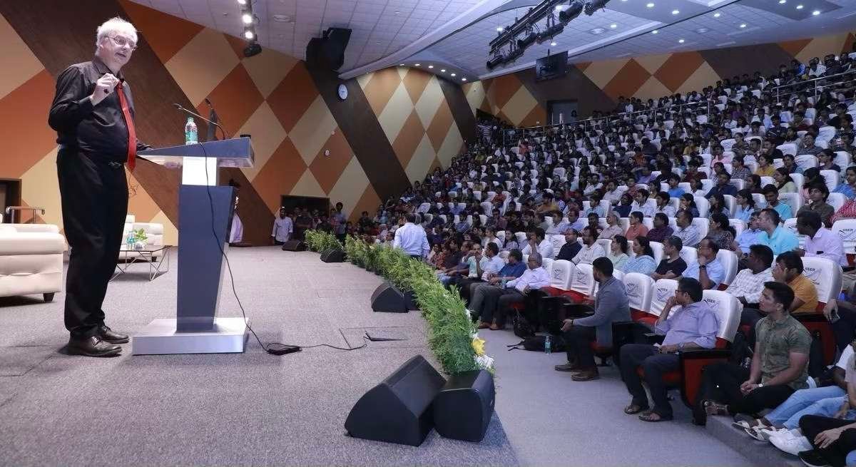 “Nobel Laureate Morten P. Meldal Inspires Students at IISER Thiruvananthapuram: A Glimpse into Scientific Excellence”