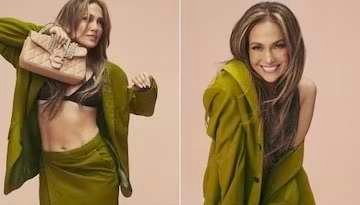 “Jennifer Lopez Stuns in Olive Green Ensemble: A Fashion Triumph at Chanel Photoshoot”