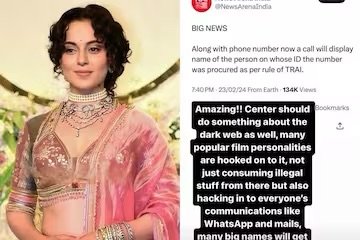 Kangana Ranaut’s Bold Allegation on the Dark Web: Unveiling Celebrity Communication Intrigues