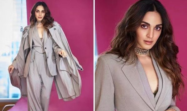 Kiara Advani Stuns in Chic Grey Ensemble: A Modern Twist on Formal Wear