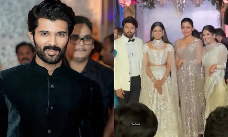 Vijay Deverakonda and Rashmika Mandanna Spark Relationship Rumors Again at Wedding Reception