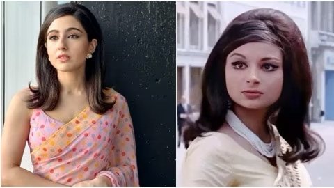Sara Ali Khan Channels Vintage Glamour: A Tribute to Sharmila Tagore