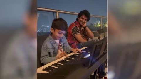 Nani’s Heartwarming Birthday Celebration with Son Arjun: A Tale of Love and Music