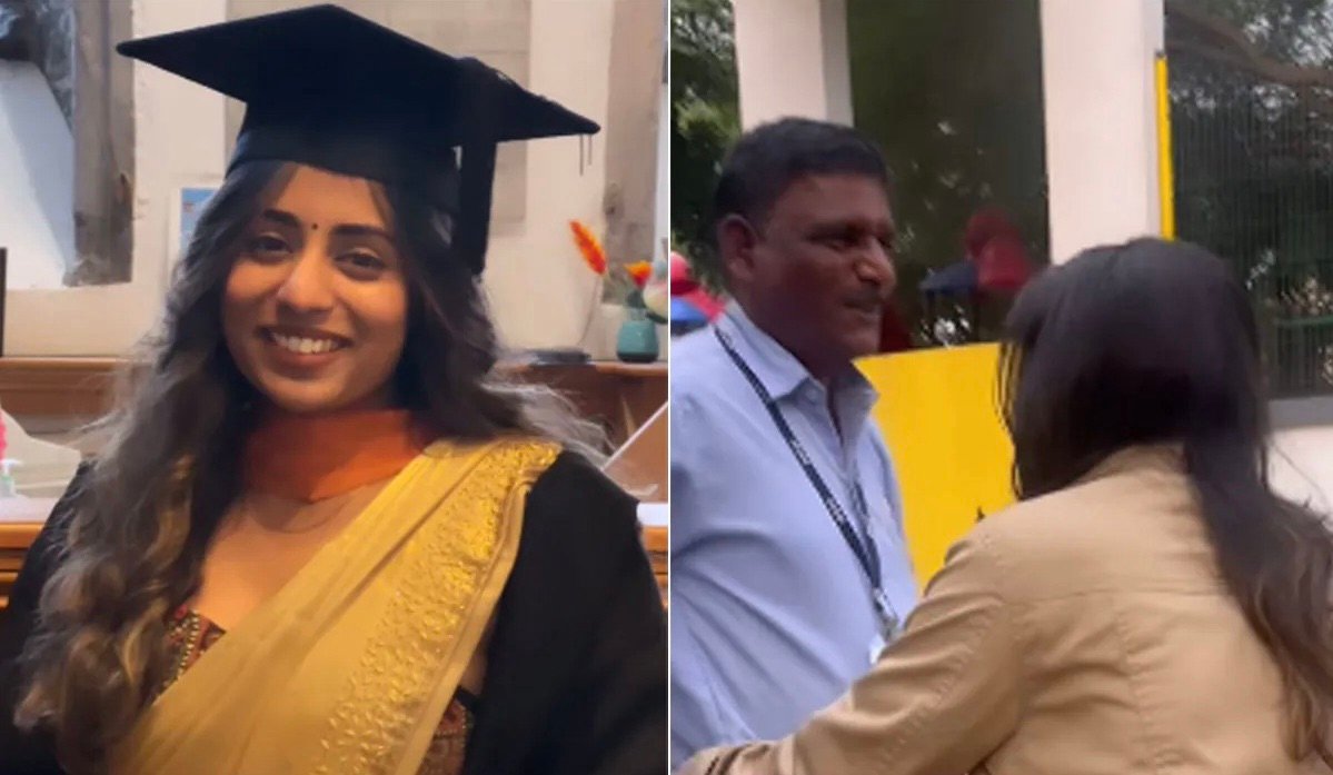 A Father’s Sacrifice: Security Guard’s Daughter Graduates Abroad, Captures Hearts