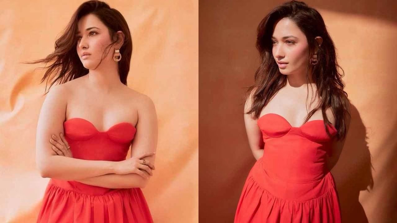 Tamannaah Bhatia’s Minimalistic Magic: A Vibrant Fashion Statement