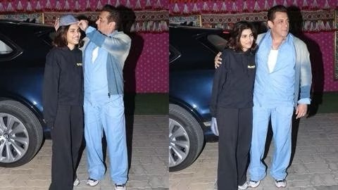 Salman Khan Leaves Jamnagar Airport with Niece Alizeh Agnihotri After Anant Ambani’s Pre-Wedding Bash