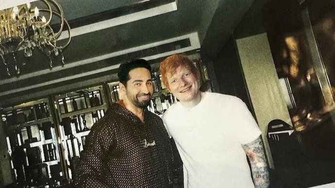 Ayushmann Khurrana Meets Ed Sheeran: A Star-Studded Encounter in Mumbai