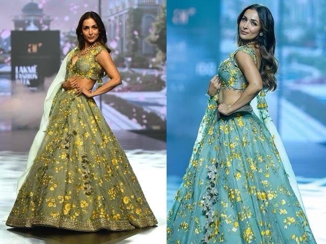 Malaika Arora Stuns as Muse for Anushree Reddy at Lakme Fashion Week x FDCI 2024