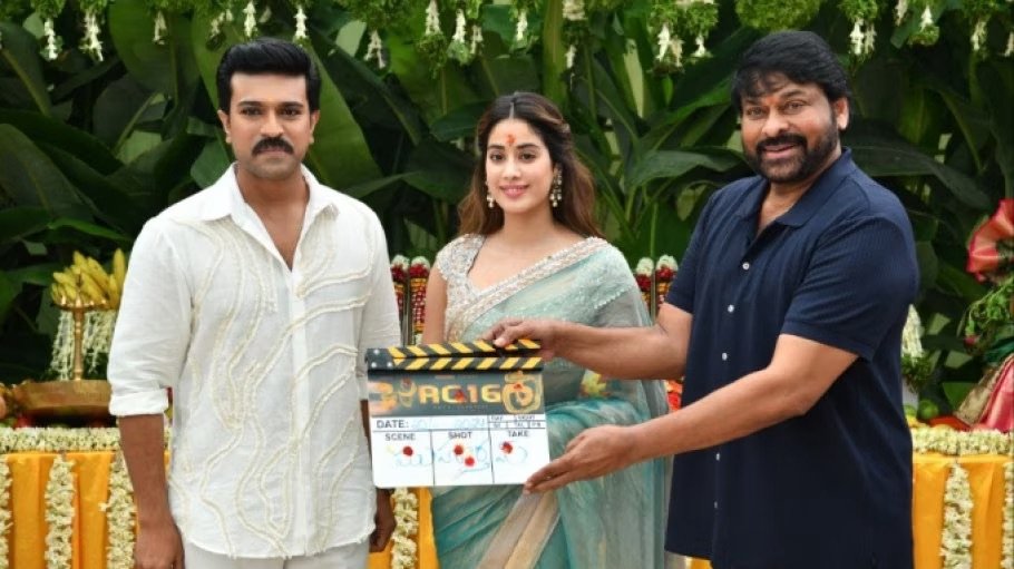 Ram Charan’s RC16 Launched by Chiranjeevi: A Rural Journey Begins