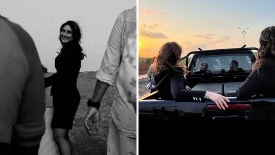 Kareena Kapoor Shares BTS Moments from “Crew” with Tabu, Rhea and Arjun Kapoor React