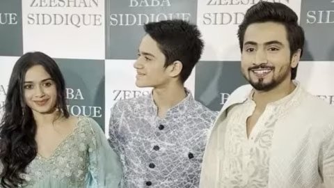 Faisal Shaikh and Jannat Zubair Spark Rumors at Baba Siddique’s Iftaar Party