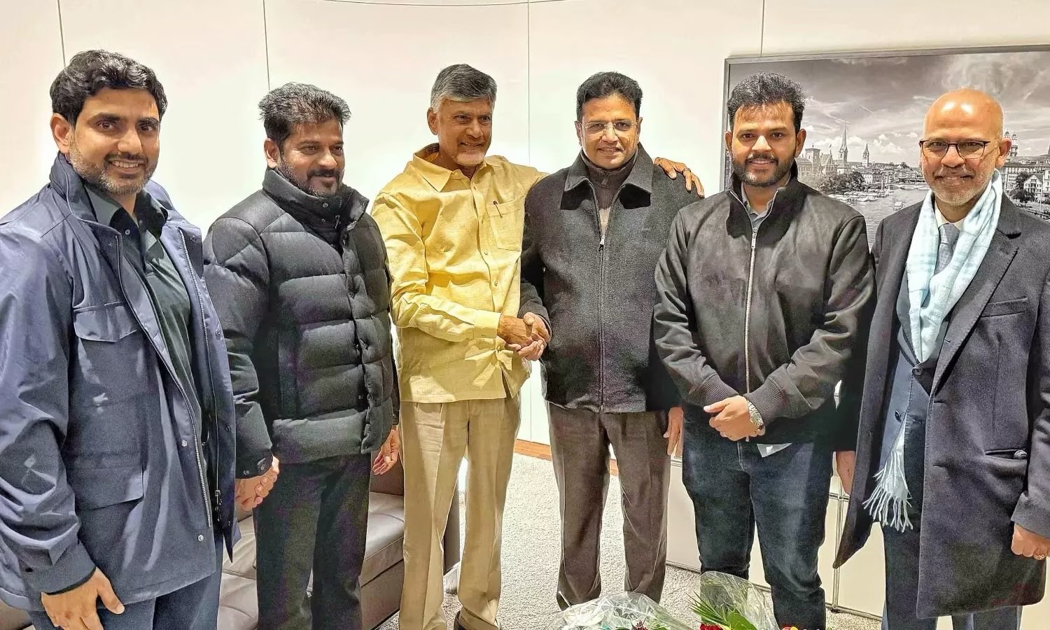 Chandrababu Naidu at Davos: Braving the Chill Without Winter Wear