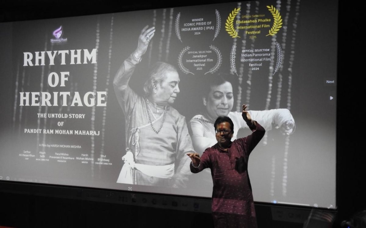 Successful Trailer Launch of “Rhythm of Heritage: The Untold Story of Pandit Ram Mohan Maharaj.”  