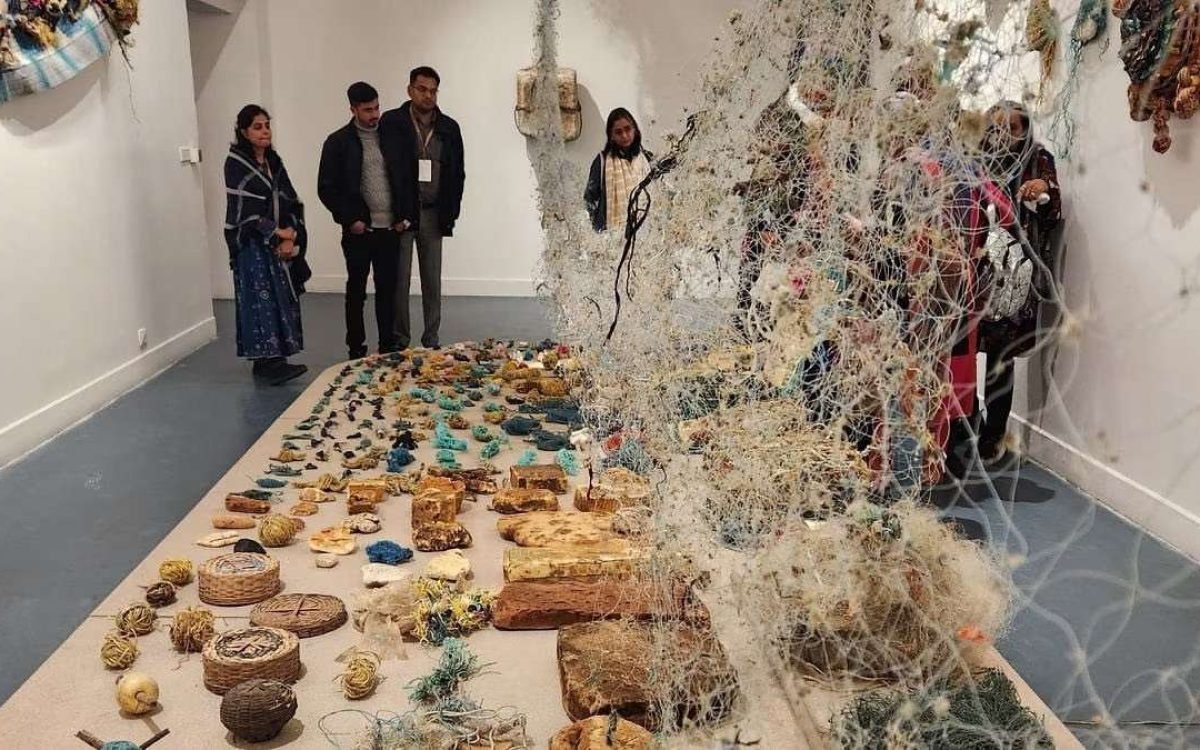 “Sustaina India Art Exhibition: Transforming Ocean Waste into Environmental Consciousness Through Artistry”