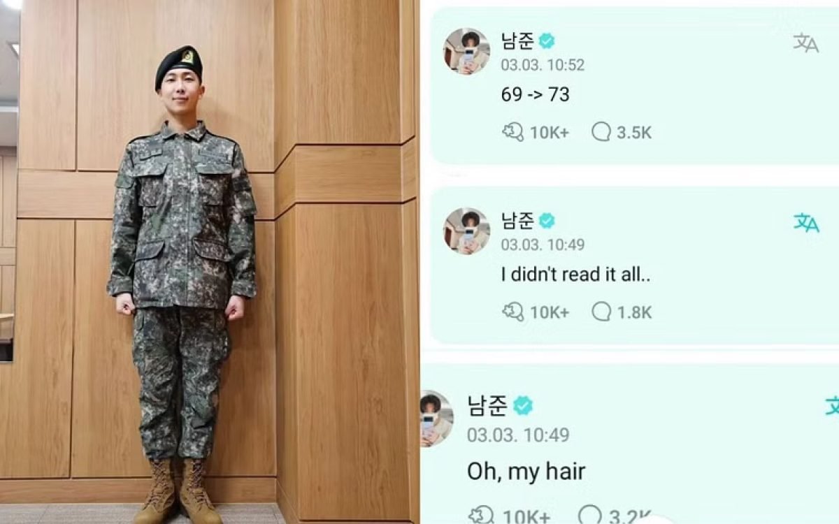 BTS RM’s Candid Connection with ARMYs: A Glimpse into His Military Lifestyle