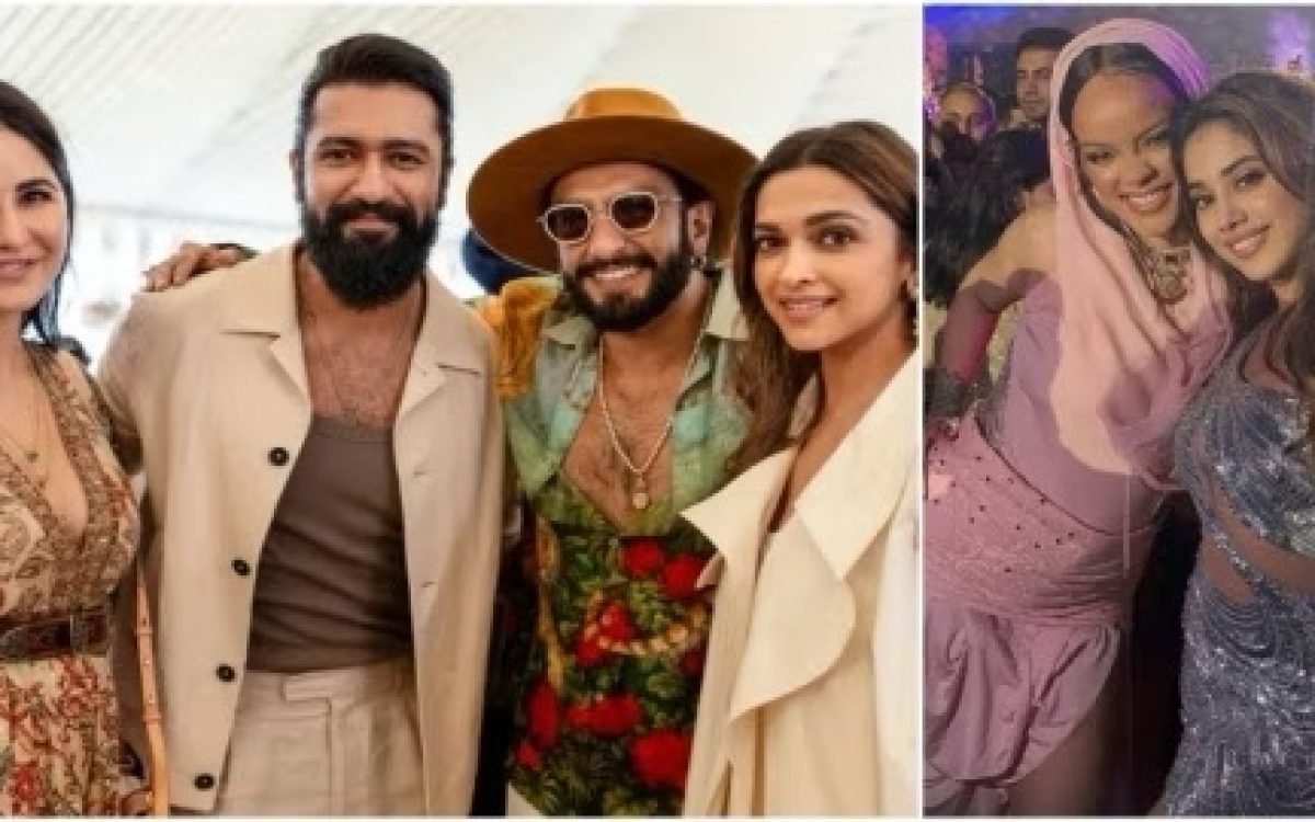 A Bollywood Spectacle: Deepika-Ranveer, Katrina-Vicky Pose; Janhvi Kapoor Dances with Rihanna