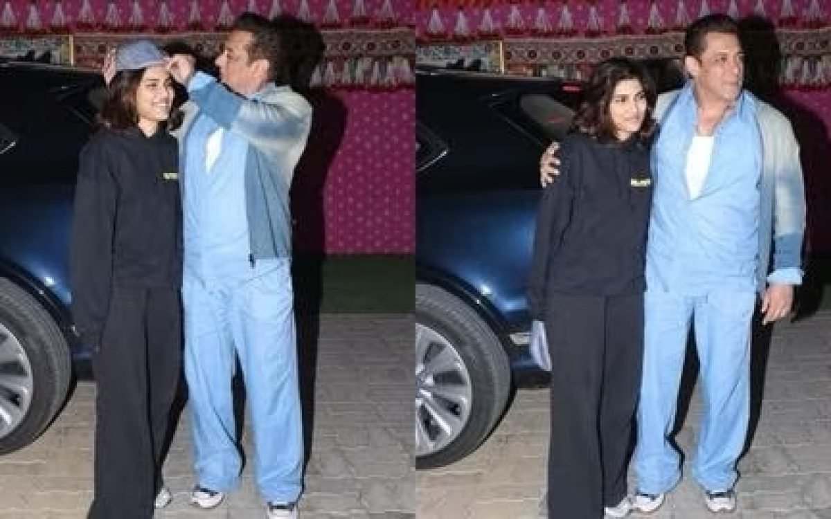 Salman Khan Leaves Jamnagar Airport with Niece Alizeh Agnihotri After Anant Ambani’s Pre-Wedding Bash