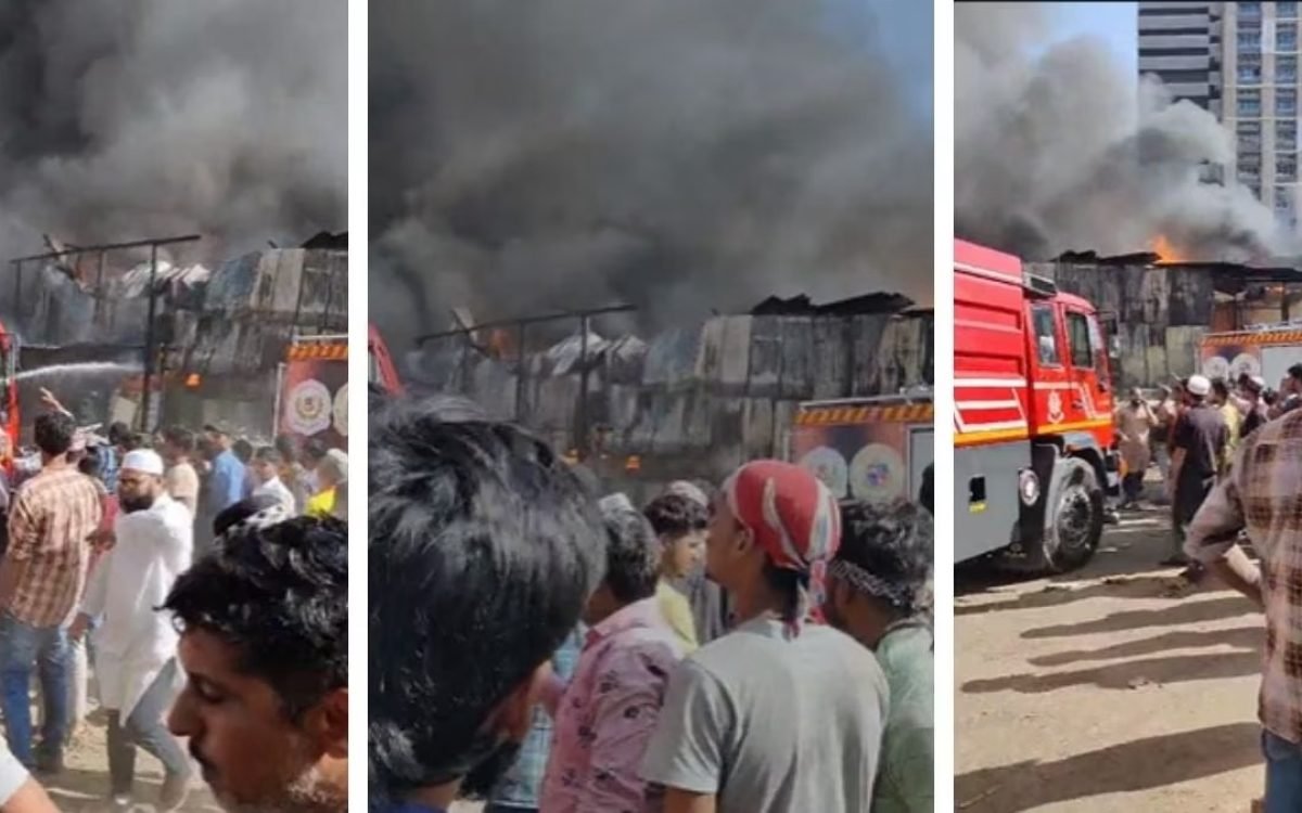 Fire Breaks Out at Goregaon Furniture Market: Mumbai Fire Brigade Springs into Action