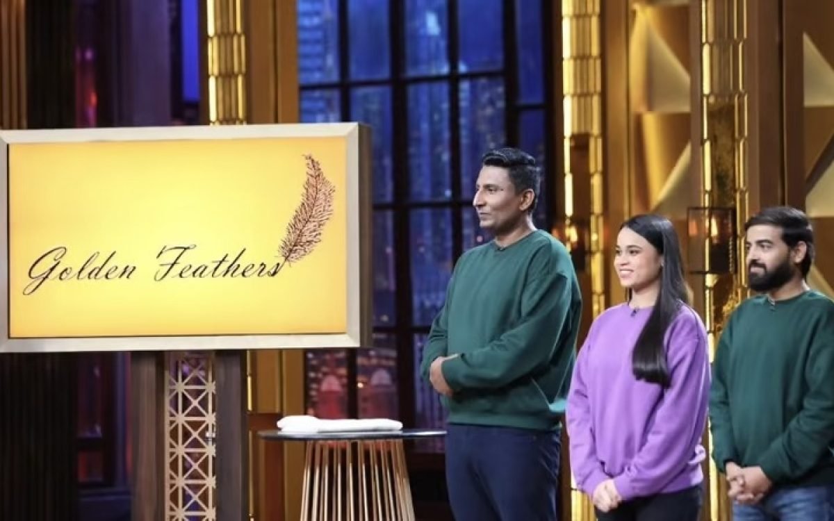 Golden Feathers: Transforming Chicken Waste into Sustainable Fashion on Shark Tank India