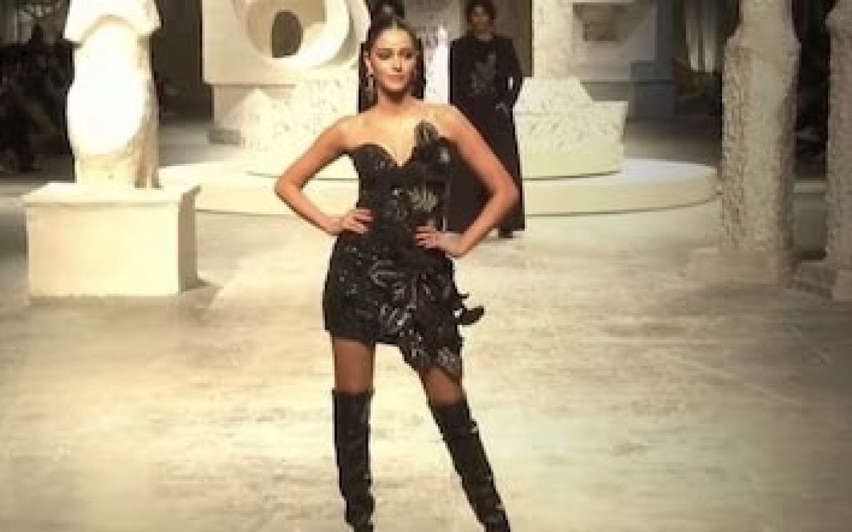 Ananya Panday Stuns as Showstopper for Rahul Mishra at Lakme Fashion Week 2024
