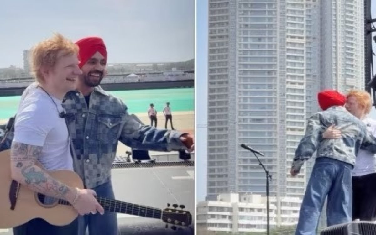 Diljit Dosanjh Shares Stage with Ed Sheeran in Mumbai: A Night to Remember