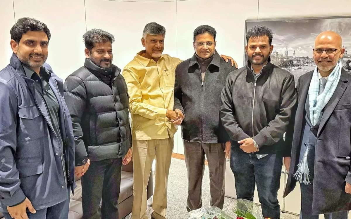 Chandrababu Naidu at Davos: Braving the Chill Without Winter Wear